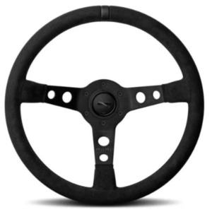 Momo Mod.07 Black Edition Suede 350MM