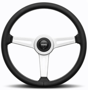 Momo: Momo Retro Leather Steering Wheel 360mm