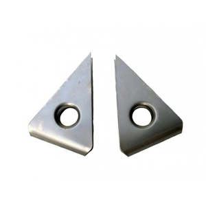 Rollcage: Roll Cage X Door Bar Gussets 1 Hole Wrap Steel