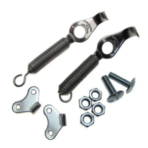 Motamec: Competition Boot Body Panel Springs Holder Pair with Fixings Stainless Steel