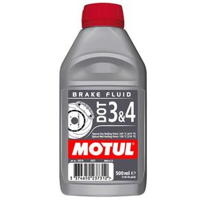 Brake Fluid: Motul DOT 3&4 BRAKE FLUID 500ml