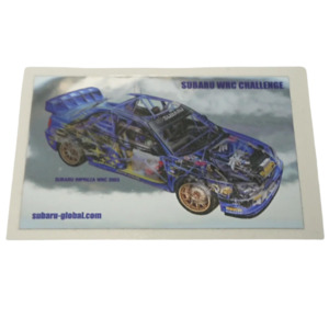 Stickers: WRX GD STI WRC Rally Car Mylar/Mirror Sticker
