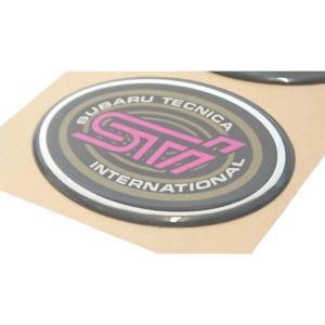 WRX Type R STI Replica OEM GC8 Type R Quarter Panel Domed Badges - 2x Styles - Pair
