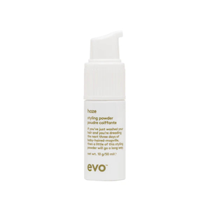 Products: Evo Haze powder Styling powder Jam hair Wellington Evo hair
