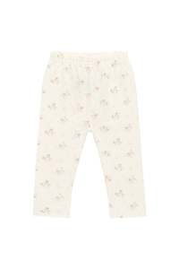 Pants Leggings: Organic Cotton Everyday Legging - Thelma Parchment