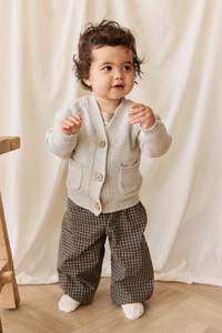 Franco Cardigan - Light Grey Marle