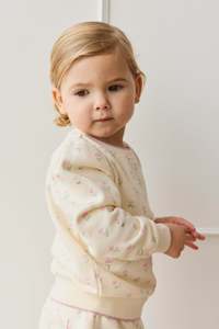 Sweatshirting: Organic Cotton Monroe Sweatshirt - Lila Pink