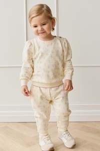 Sweatshirting: Organic Cotton Monroe Track Pant - Lila Pink