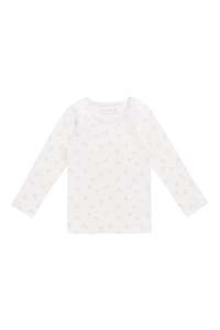 Sale: Organic Cotton Long Sleeve Top - Pauline Pink