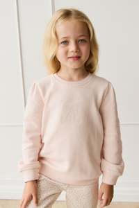 Sale: Organic Cotton Monroe Sweatshirt - Morganite Cerise