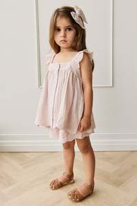 Sale: Organic Cotton Muslin Anja Short - Pale Lilac