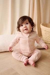 Organic Cotton Fine Rib Georgia Onepiece - Simone Morganite