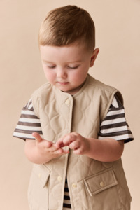 Arie Puffer Vest - Rye