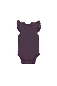 Bodysuits: Organic Cotton Maddie Bodysuit - Sugar Plum