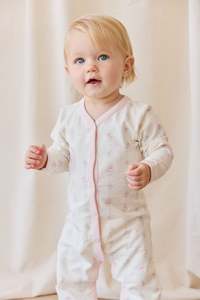 Organic Cotton Murphy Onepiece - Rose Trail