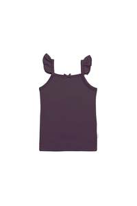Organic Cotton Bettina Singlet - Sugar Plum