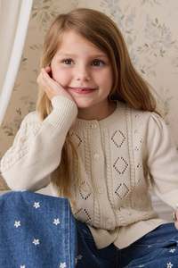Knitwear Promo: Annabelle Cardigan-Vanilla
