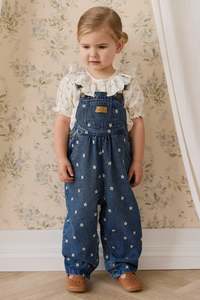 Cecil Overall-Josie Floral Denim