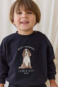 Organic Cotton Nash Sweatshirt-Eclipse Best Friends