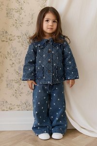 Amandine Jacket-Josie Floral Denim