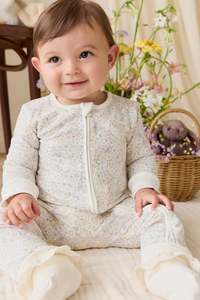 New: Organic Cotton Jude Onepiece-Cottage Garden