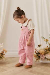 Overalls: Blair Overall - Petite Heart Rose