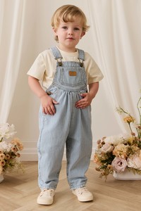 Cecil Overall - Holiday Stripe