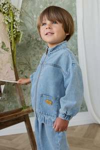 Denim Cord: Murray Denim Jacket - Light Wash
