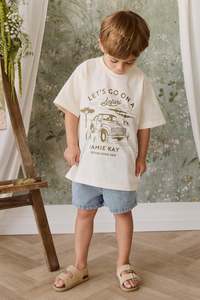Denim Cord: Kane Denim Short - Light Wash