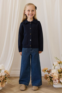 Denim Cord: Theodora Pant - Classic Denim
