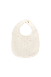 Organic Cotton Bib - Ditsy Cherries
