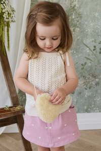 Skirts Shorts: Briella Skirt - Petite Heart Orchid