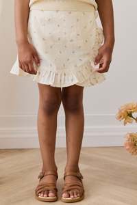 Organic Cotton Muslin Celine Skirt - Willow Rose