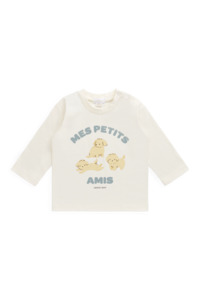 Tops: Organic Cotton Marshall Long Sleeve Top - Pristine