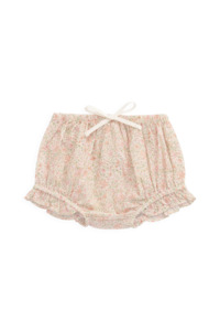 Bloomers: Organic Cotton Frill Bloomer - Flora Pink