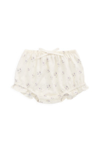 Organic Cotton Frill Bloomer - Jade Floral