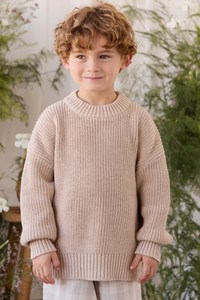 Johan Knit Jumper - Wheat