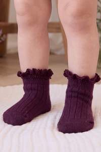 Emily Ankle Sock - Fig