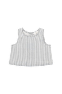 Tops: Organic Cotton Winslow Top - Harbour Stripe