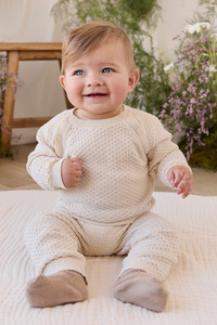 Pants Leggings: Parker Knit Pant - Vanilla