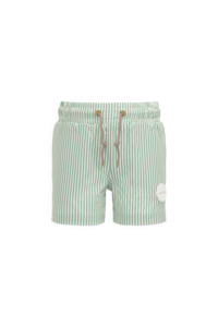 Wyatt Board Short - Snow Pea Stripe
