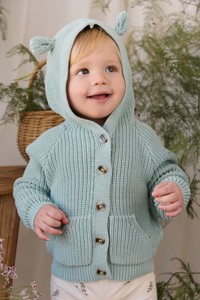 Bear Cardigan - Reef