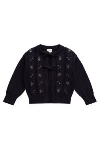 Annabella Knitted Cardigan - Annabella Jacquard Deep Well