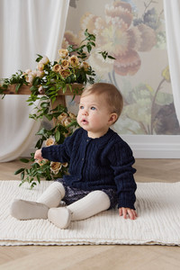Arabella Knitted Cardigan - Starry Night