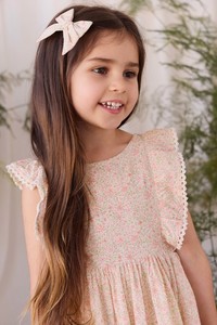 Hair Accessories: Dovie Bow - Flora Pink