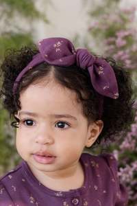 Hair Accessories: Organic Cotton Headband - Dina Fig