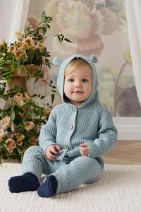 New Arrivals Baby: Bear Onepiece - Mer