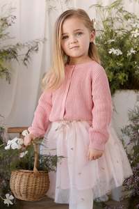 Baby Skirts Shorts: Bellamy Skirt - Rosebud Tulle