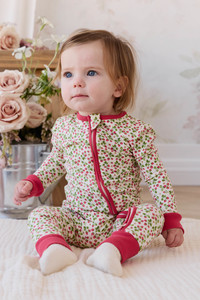 Organic Cotton Jude Onepiece - Cottage Strawberries