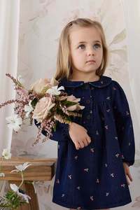 Gracen Dress - Rosebud Denim